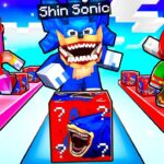 Having A SHIN SONIC LUCKY BLOCK RACE in Minecraft!