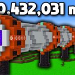 How I Built a Working Hypertube in Minecraft Hardcore