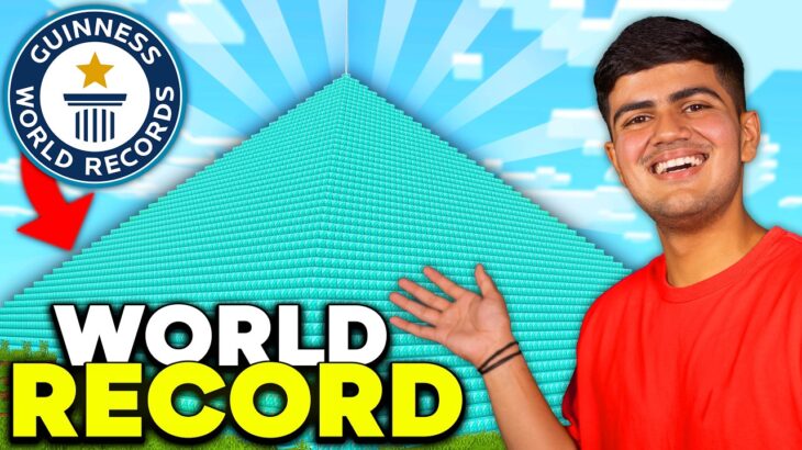 I BROKE THE WORLD RECORD For MOST DIAMONDS in Minecraft