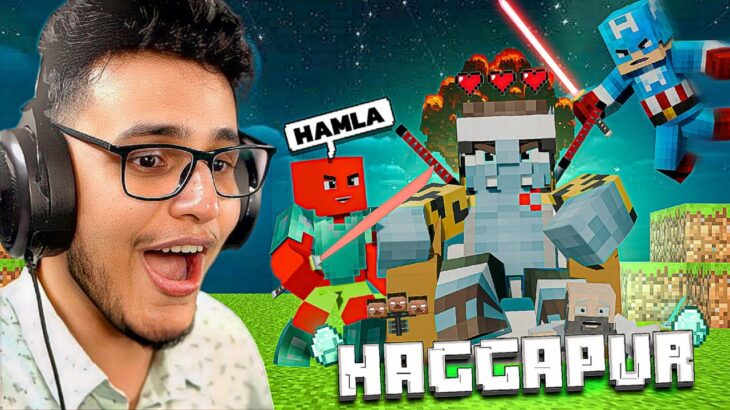 I Became a Warrior in Minecraft and Fought with Pirates – Haggapur SMP (with @HiteshKSHindiGaming)