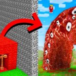 I Cheated With TRAIN EATER WORM In Minecraft Build Battle!