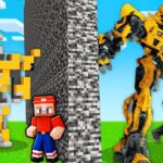 I Cheated With TRANSFORMERS in Minecraft Build Battle!