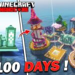 I Survived 100 Days in 😮 OCEAN TEMPLE in Minecraft Hardcore (Hindi)