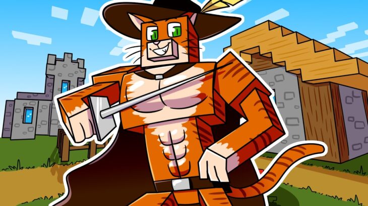 I Survived 1000 DAYS as PUSS IN BOOTS in HARDCORE Minecraft! – Funny Quests Compilation