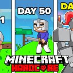 I Survived 1000 DAYS as a KNIGHT in Minecraft HARDCORE! – Mythical Adventures Compilation