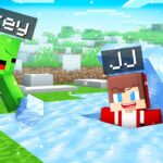 JJ Built a Base Under ICE To Prank Mikey in Minecraft (Maizen)