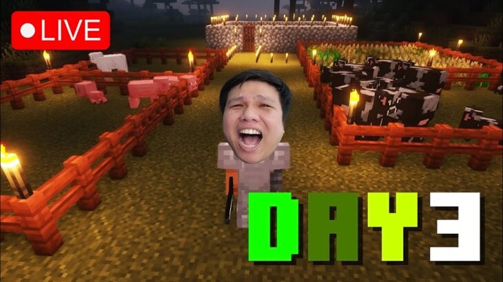 [ 🔴LIVE ] Minecraft : Day3 ปริมมา ปริมไม่บิด