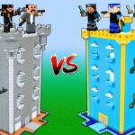 MAFYA GÜVENLİ KALE VS POLİS GÜVENLİ KALE! 😱 – Minecraft