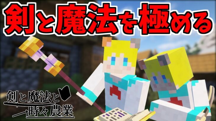 剣と魔法と時々農業【マインクラフトMOD実況】