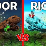 Mikey POOR vs JJ RICH Airplane Crash in Minecraft (Maizen)