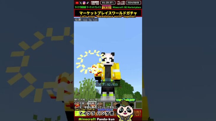 【マイクラ統合版ワールド】魔法アドオン！この魔法気に入った！【マインクラフト・Minecraft】