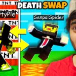 Minecraft Death Swap 5 Smarty VS SenpaiSpider