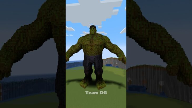 Minecraft Hulk TD9 (はいよろこんで) – Build Timelapse | Team DG