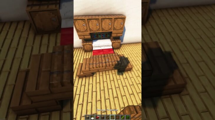 Minecraft Royal Bed👑 (もういいよ) #minecraft #shorts