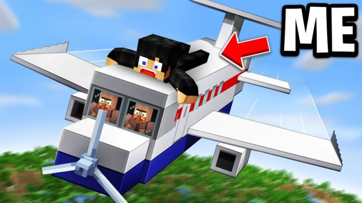 Minecraft but I’m Stuck On A Plane!