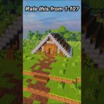 Minecraft house for survival #shorts #minecraft #minecraftbuilding