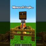 Minecraft logic #minecraft #マインクラフト #マイクラ #trending #ytshorts #gaming #shorts