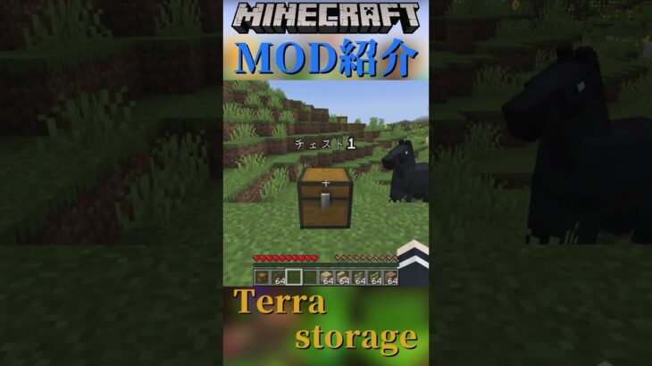 【Minecraft】某Terrariaみたいにチェストに便利な機能が追加されるMOD！『Terrastorage』【MOD紹介】#shorts #ゆっくり紹介