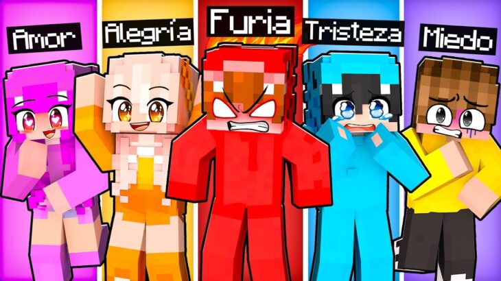 Nos Convertimos en Emociones en Minecraft!