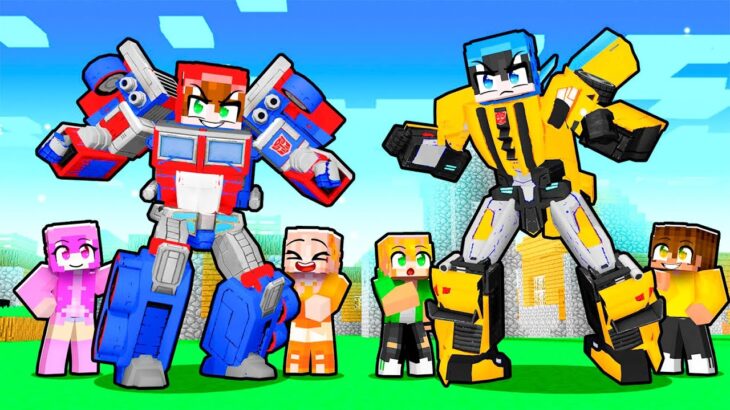 Nos Convertimos en TRANSFORMERS en Minecraft!