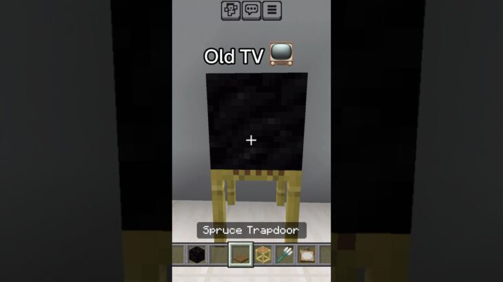 OLD TV 📺 ! (はいよろこんで) #minecraft #shorts