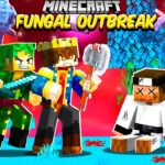 PART 5 – WE FOUND CURE IN FUNGAL INFECTION OUTBREAK WORLD😰| MINECRAFT