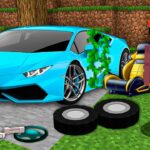 REPARÉ COCHES ROTOS EN MINECRAFT