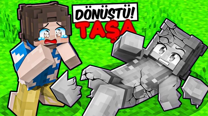 SEVGİLİM TAŞ OLUP PARÇALANDI HER ŞEY BİTTİ 😭 – Minecraft