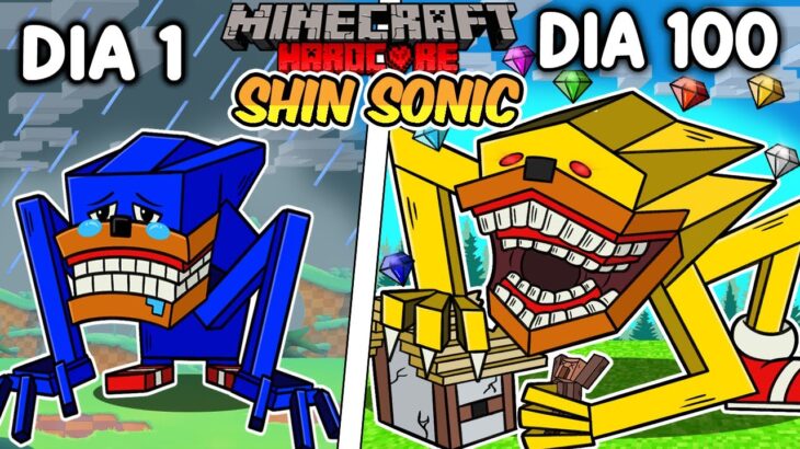 🌀Sobreviví 100 DÍAS Siendo SHIN SONIC en Minecraft HARDCORE!