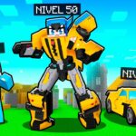 Sobreviví como un TRANSFORMER Súper PODEROSO en Minecraft