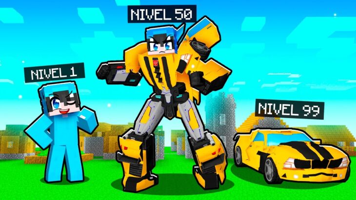 Sobreviví como un TRANSFORMER Súper PODEROSO en Minecraft