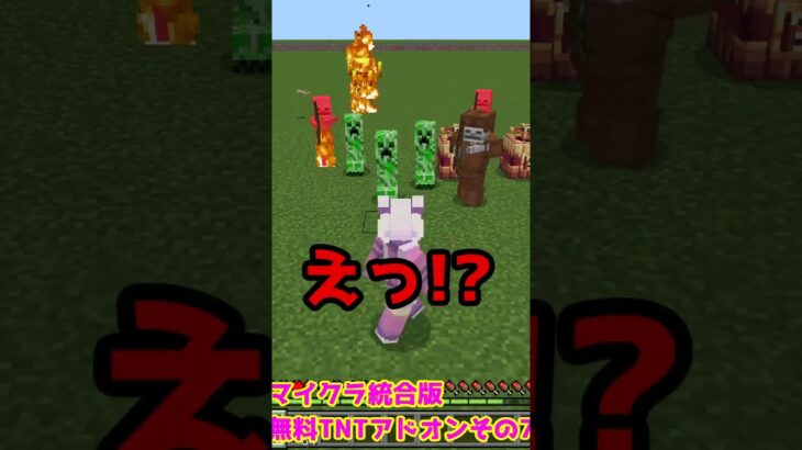 マイクラ ラッキーTNT火薬 話がちがうよ助けて Lucky TNT Help 無料TNTアドオン【Minecraft】【マインクラフト】 #63 #shorts