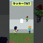 【マイクラ】ラッキーブロックTNTに着火しまくるぜ！ #shorts