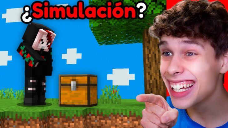 Trolleé a Mi Amigo Encerrándolo en una SIMULACIÓN en Minecraft