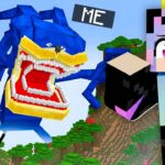 Using SHIN SONIC to Troll My Sister in Minecraft