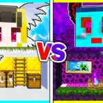 光のセキュリティVS闇のセキュリティハウス作り対決✨👿【まいくら / マインクラフト】