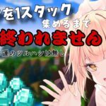 【マイクラ】エンチャント禁止ダイヤ１スタック集めるまで終われません＃新人Vtuber＃花宮ほたる