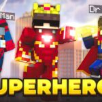 We Became SUPER HEROS in Minecraft!