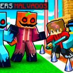 YouTubers MALVADOS vs Casa Segura en Minecraft