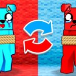 ZAMIENIAMY SIĘ KOLORAMI w Minecraft 🔵🔴🎨