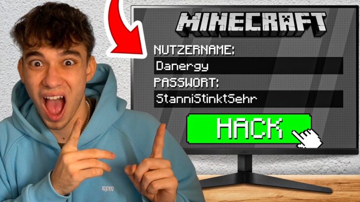 ich HACKE DANERGYS ACCOUNT und CHEATE mich auf MINECRAFT HELDEN?!