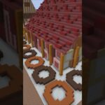 【マイクラ 建築 お菓子の家】マイクラで建築　お菓子の街のお菓子の家　マイクラ #minecraft #マインクラフト #マイクラ建築