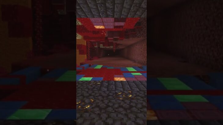 【マイクラ 建築 ネザー】ネザー（地獄）で建築ショートバージョン　マイクラ #minecraft #マインクラフト #マイクラ建築