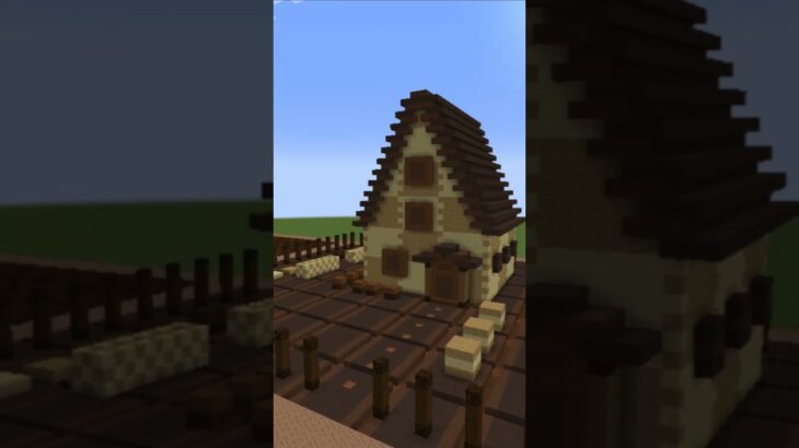 【マイクラ 建築 お菓子の家】マイクラで建築　お菓子の街のお菓子の家　マイクラ #minecraft #マインクラフト #マイクラ建築