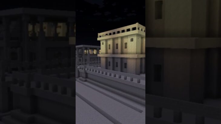 【マイクラ 建築 砂漠】砂漠の夜を作る　#minecraft #マインクラフト #マイクラ建築