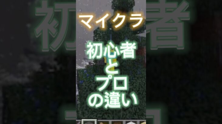 マイクラ建築初心者とプロの違い。 #マイクラ #マインクラフト #minecraft