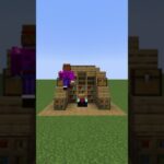 【マイクラ】シンプルに飾れてお洒落に見える本棚を建築してみたい#minecraft #shorts