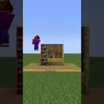 【マイクラ】シンプルに飾れてお洒落に見える本棚を建築してみたい#minecraft #shorts