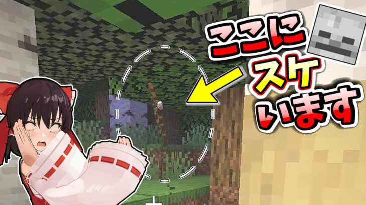 【マイクラ】敵が見えないマインクラフト始めましたー透明世界のマインクラフトpart1ー【ゆっくり実況】