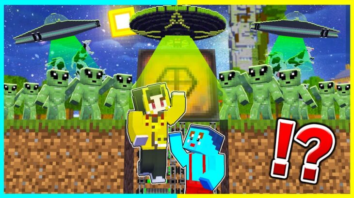 宇宙人に支配された世界で生きのびるマインクラフト👽【まいくら / マインクラフト】